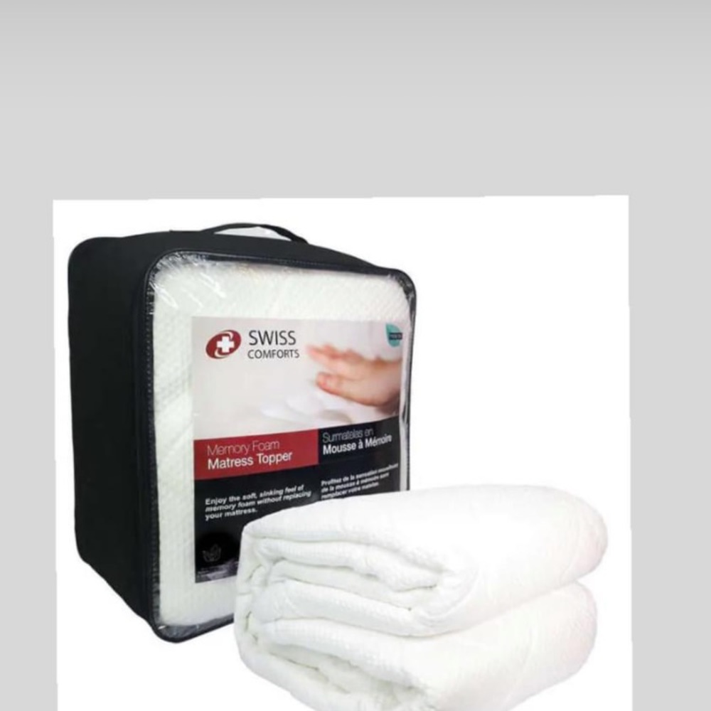 Swiss Comforts Tencel Memory Foam Mattress Pad Full/Double NEW!
